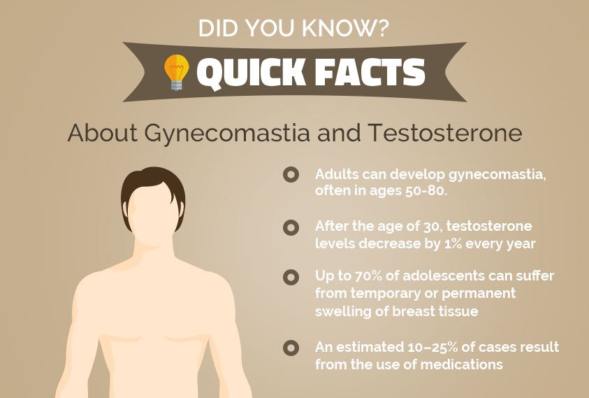 Gynecomastia Facts Gynecomastia Infographic