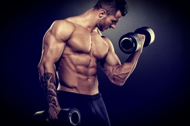 The Causes, Myths &Amp; How To Get Rid Of Man Boobs Guy With Man-Boobs Curling Dumbells